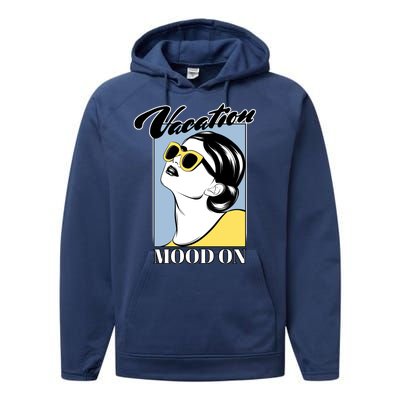 Vacation Mood On Performance Fleece Hoodie