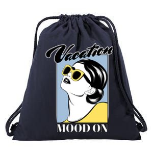 Vacation Mood On Drawstring Bag