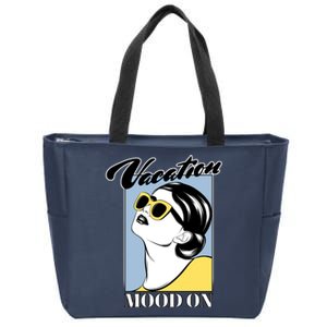 Vacation Mood On Zip Tote Bag