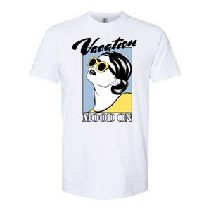 Vacation Mood On Softstyle CVC T-Shirt