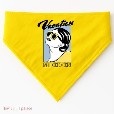 Vacation Mood On USA-Made Doggie Bandana