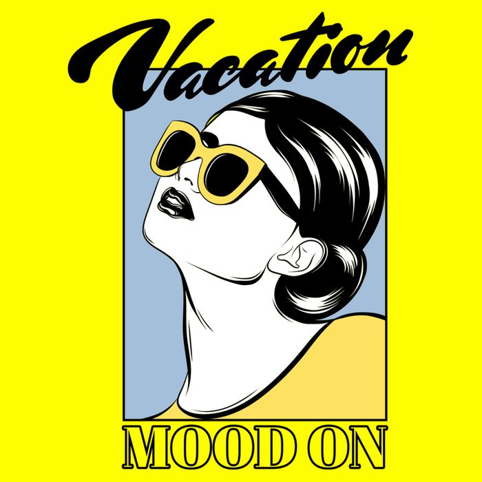 Vacation Mood On Button