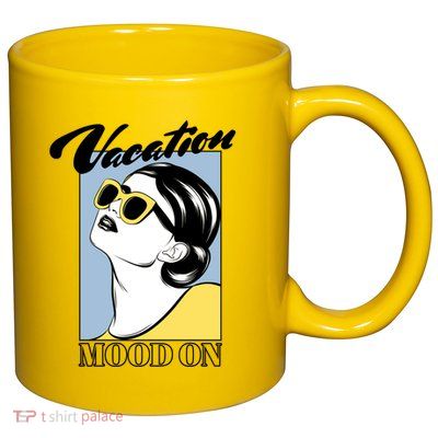Vacation Mood On 11oz C Handle Ceramic Mug