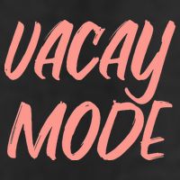Vacay Mode 7 Panel Mesh Trucker Snapback Hat