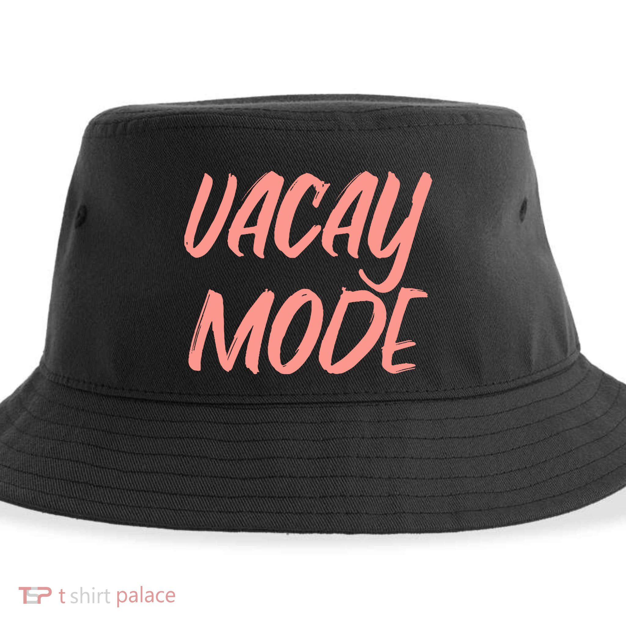 Vacay Mode Sustainable Bucket Hat
