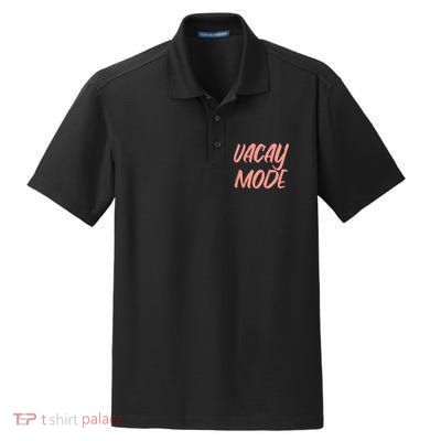 Vacay Mode Dry Zone Grid Polo