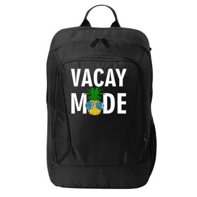 Vacay Mode Cool Pineapple Shades  City Backpack