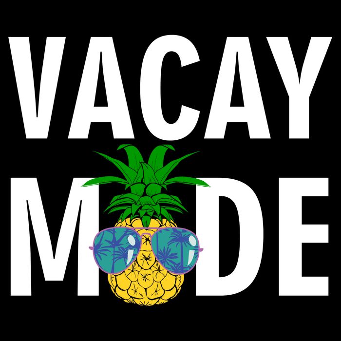 Vacay Mode Cool Pineapple Shades  City Backpack