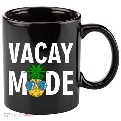 Vacay Mode Cool Pineapple Shades  11oz C Handle Ceramic Mug