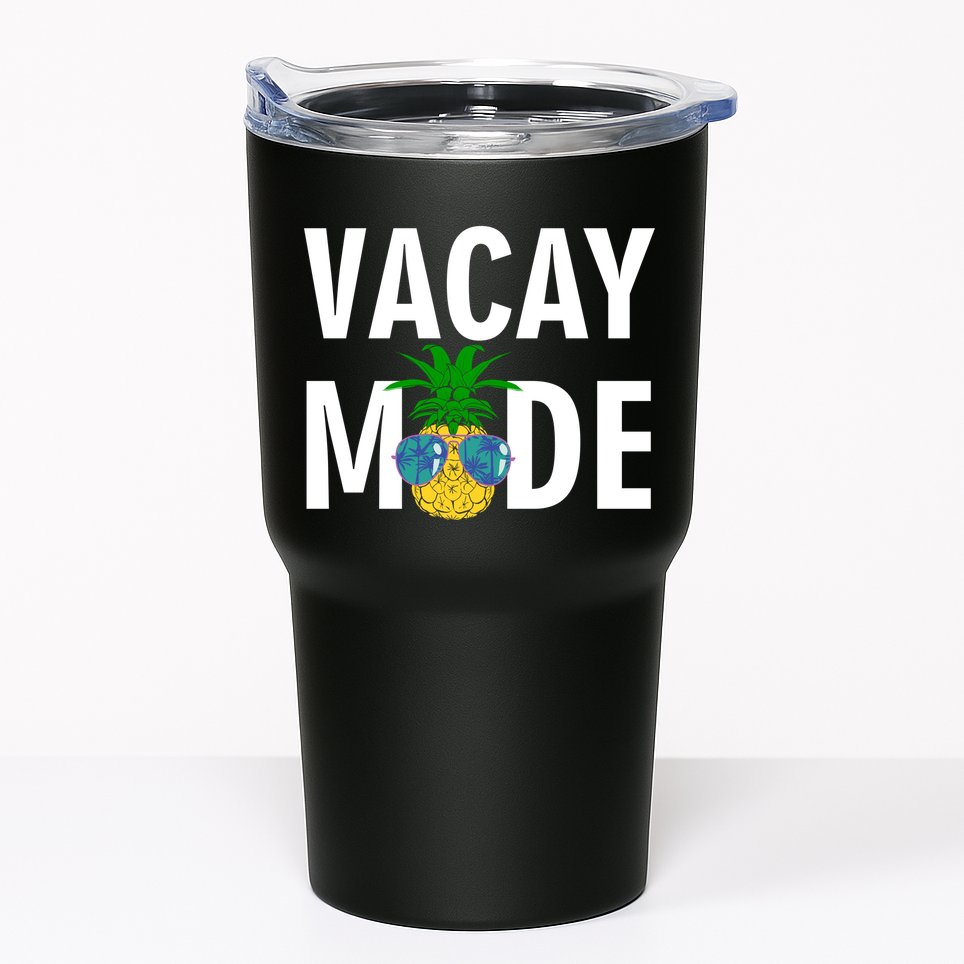 Vacay Mode Cool Pineapple Shades  Tumbler