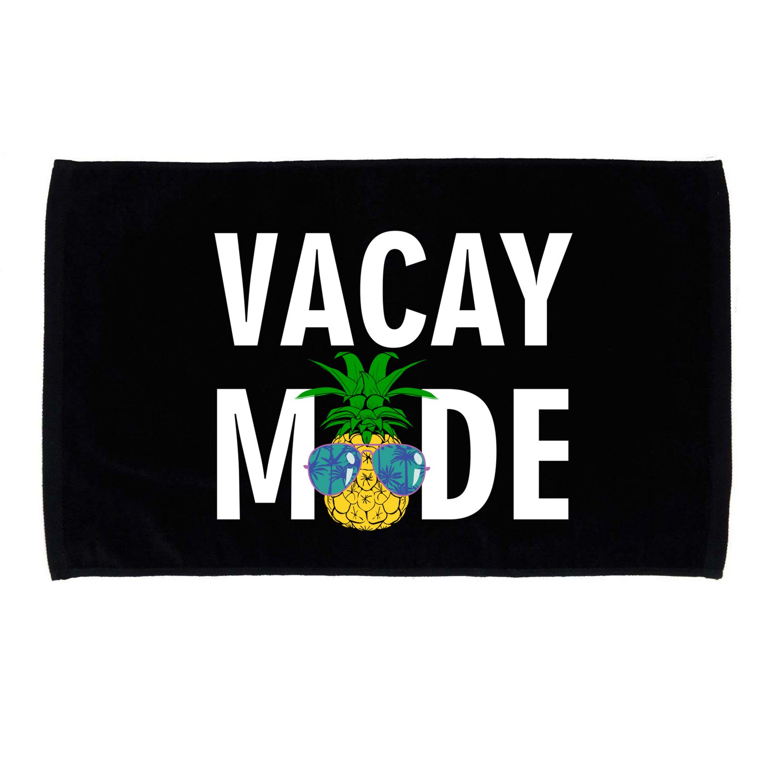 Vacay Mode Cool Pineapple Shades  Microfiber Hand Towel