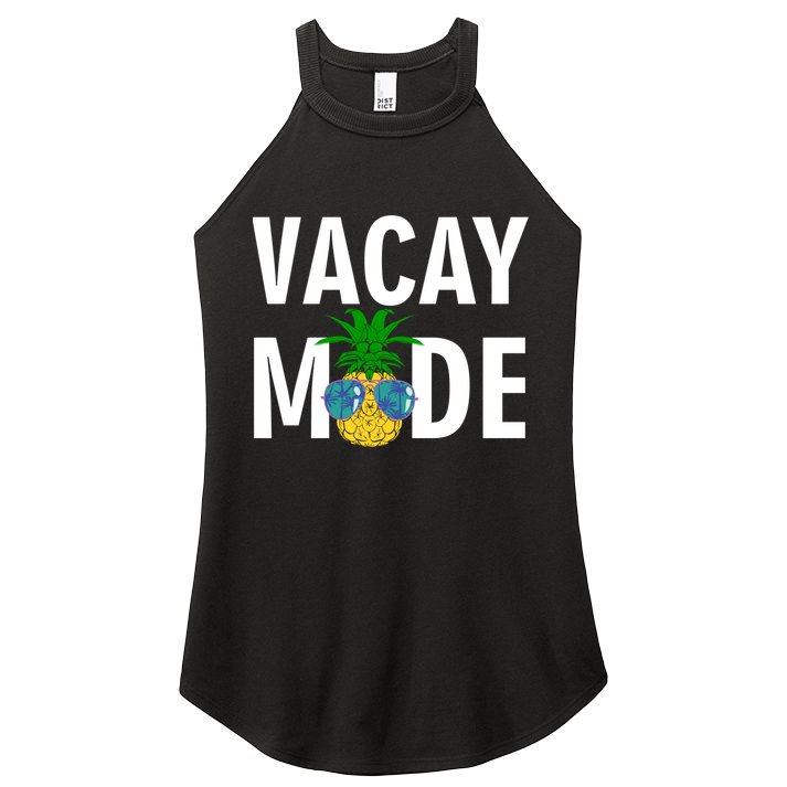 Vacay Mode Cool Pineapple Shades  Women's Perfect Tri Rocker Tank