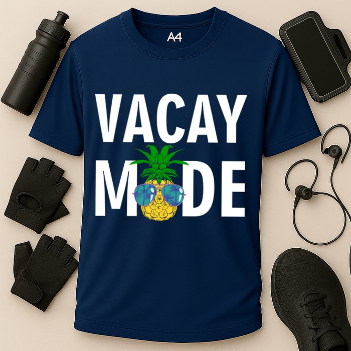Vacay Mode Cool Pineapple Shades  Cooling Performance Crew T-Shirt