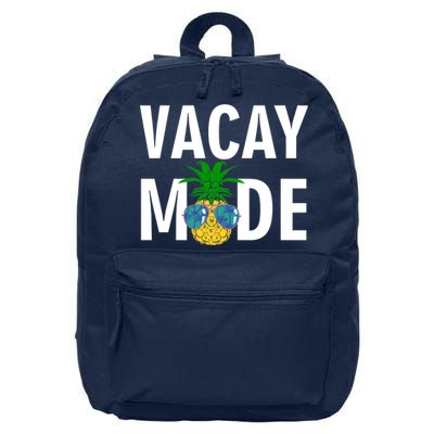 Vacay Mode Cool Pineapple Shades  16 in Basic Backpack