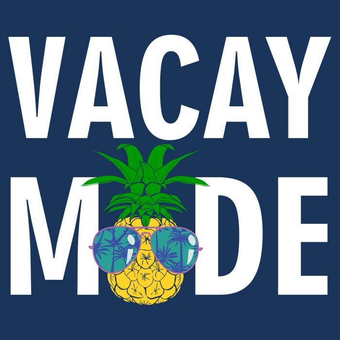 Vacay Mode Cool Pineapple Shades  16 in Basic Backpack