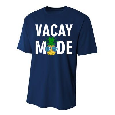 Vacay Mode Cool Pineapple Shades  Performance Sprint T-Shirt