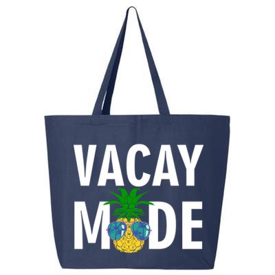 Vacay Mode Cool Pineapple Shades  25L Jumbo Tote