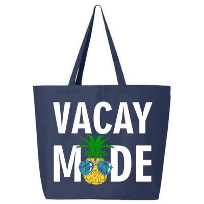 Vacay Mode Cool Pineapple Shades  25L Jumbo Tote