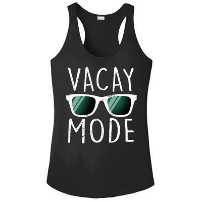 Vacay Mode Cool Shades Ladies PosiCharge Competitor Racerback Tank