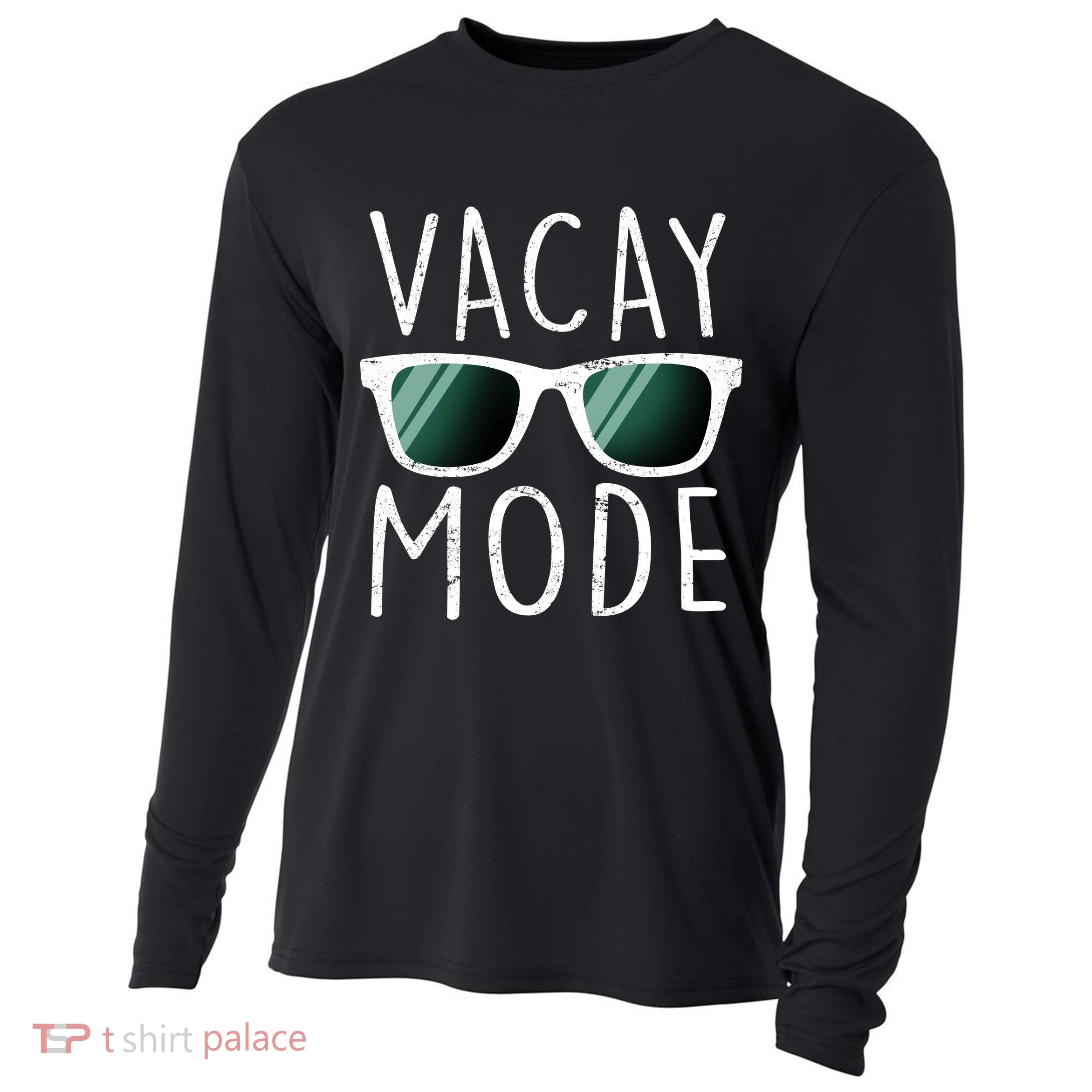 Vacay Mode Cool Shades Cooling Performance Long Sleeve Crew
