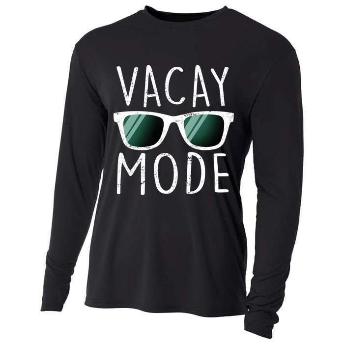 Vacay Mode Cool Shades Cooling Performance Long Sleeve Crew