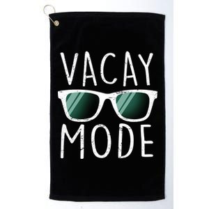 Vacay Mode Cool Shades Platinum Collection Golf Towel