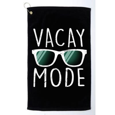 Vacay Mode Cool Shades Platinum Collection Golf Towel