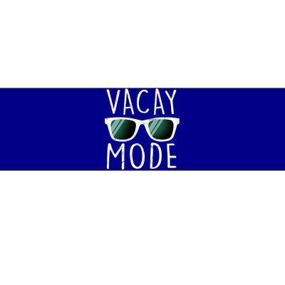 Vacay Mode Cool Shades Bumper Sticker