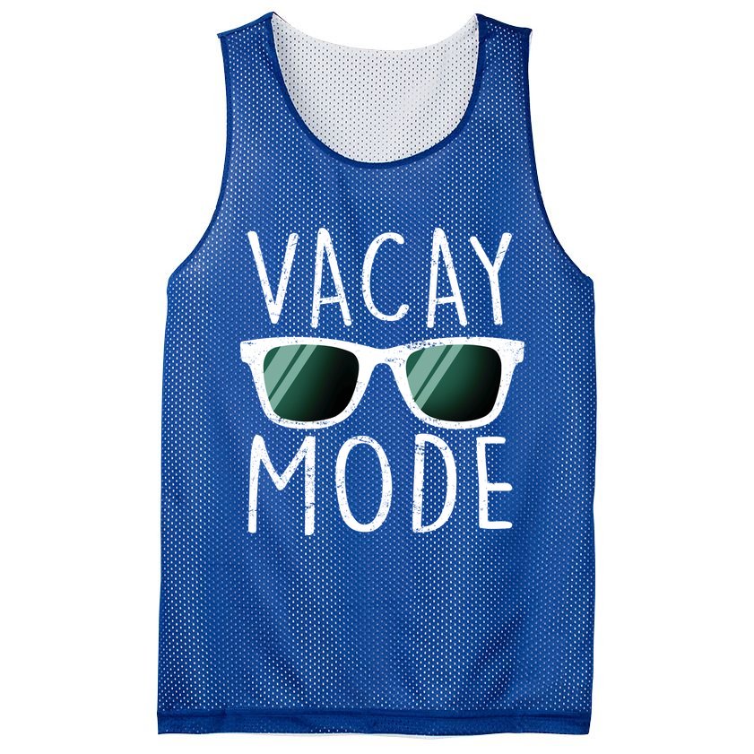Vacay Mode Cool Shades Mesh Reversible Basketball Jersey Tank