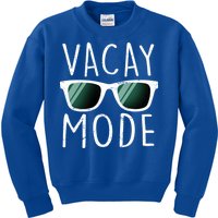 Vacay Mode Cool Shades Kids Sweatshirt