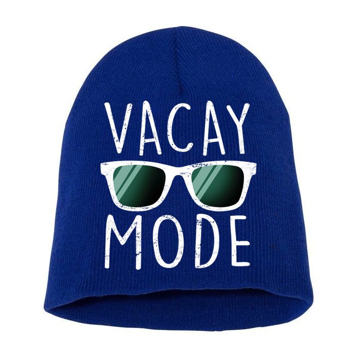 Vacay Mode Cool Shades Short Acrylic Beanie