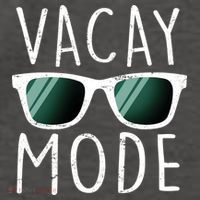 Vacay Mode Cool Shades Vector Backpack