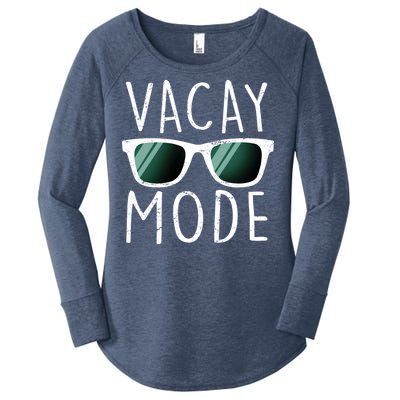 Vacay Mode Cool Shades Women's Perfect Tri Tunic Long Sleeve Shirt