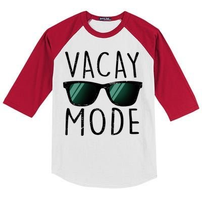 Vacay Mode Cool Shades Kids Colorblock Raglan Jersey