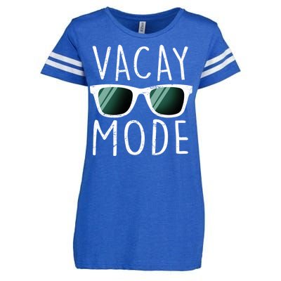 Vacay Mode Cool Shades Enza Ladies Jersey Football T-Shirt