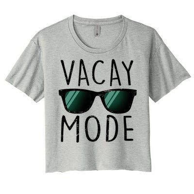 Vacay Mode Cool Shades Women's Crop Top Tee