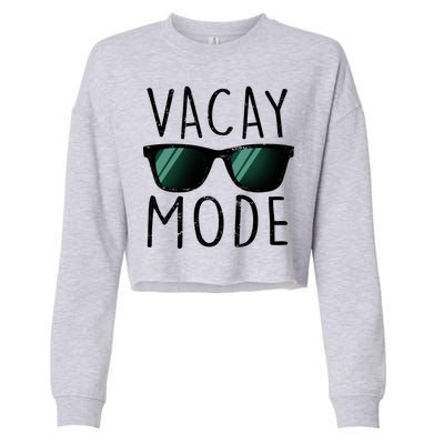 Vacay Mode Cool Shades Cropped Pullover Crew