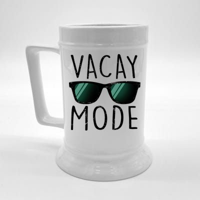 Vacay Mode Cool Shades Beer Stein