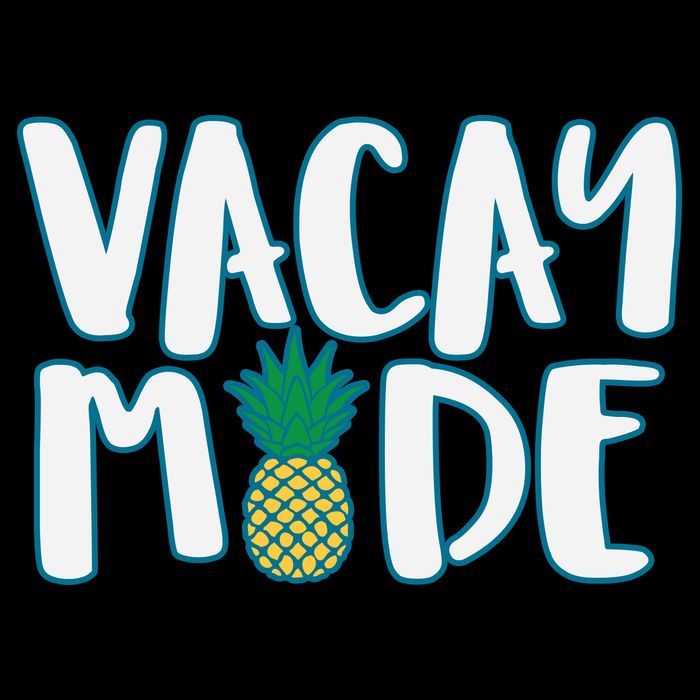 Vacay Mode Pineapple USA-Made Doggie Bandana