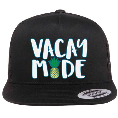 Vacay Mode Pineapple Flatbill Hat