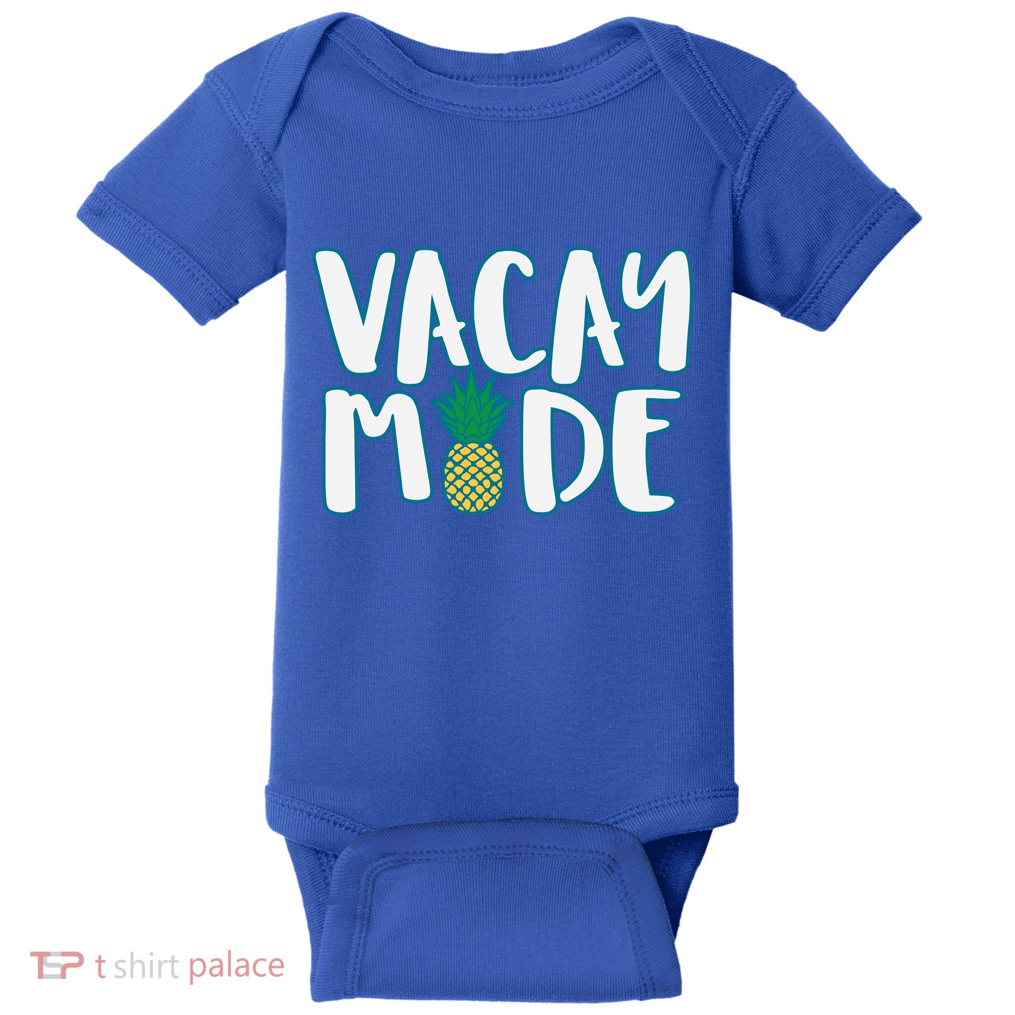 Vacay Mode Pineapple Baby Bodysuit