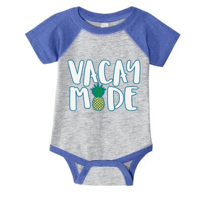 Vacay Mode Pineapple Infant Baby Jersey Bodysuit