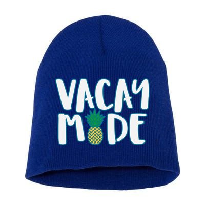 Vacay Mode Pineapple Short Acrylic Beanie