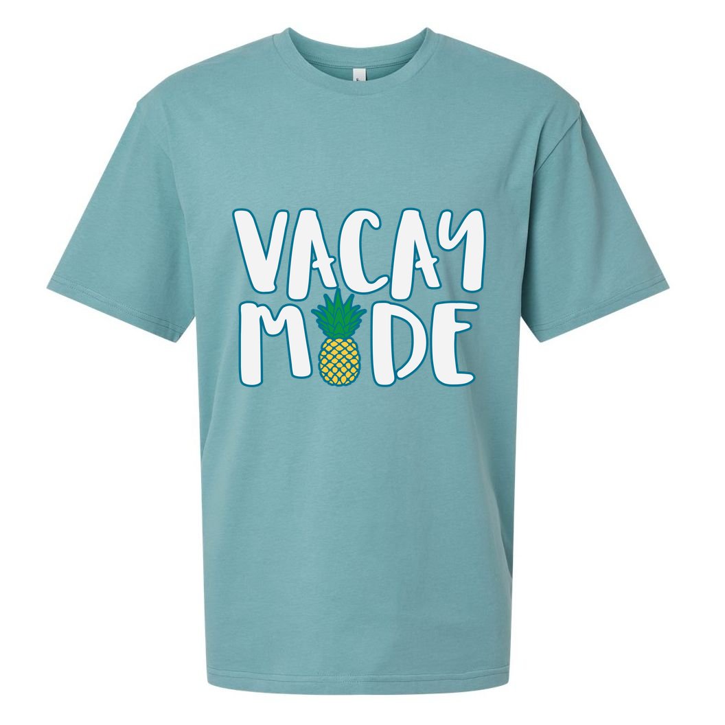 Vacay Mode Pineapple Sueded Cloud Jersey T-Shirt