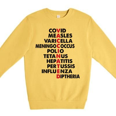 Vaccinated Premium Crewneck Sweatshirt