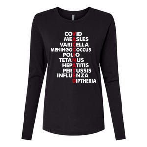 Vaccinated Womens Cotton Relaxed Long Sleeve T-Shirt