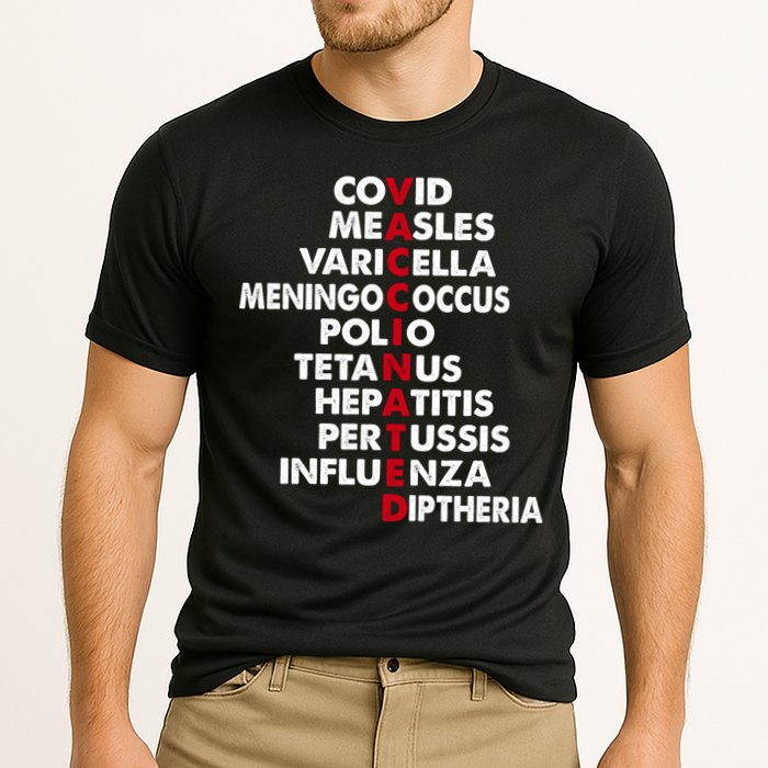 Vaccinated Cooling Performance Crew T-Shirt