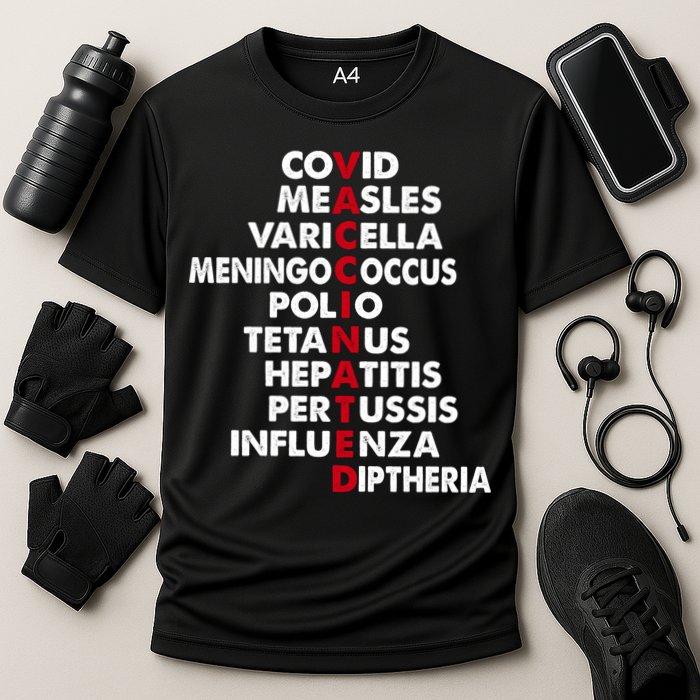 Vaccinated Cooling Performance Crew T-Shirt