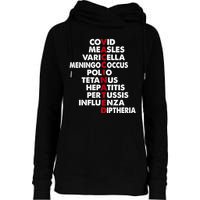 Vaccinated Womens Funnel Neck Pullover Hood