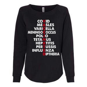 Vaccinated Womens California Wash Sweatshirt